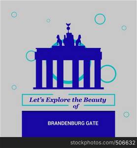 Let's Explore the beauty of Brandenburg Gate Berlin, Germany National Landmarks