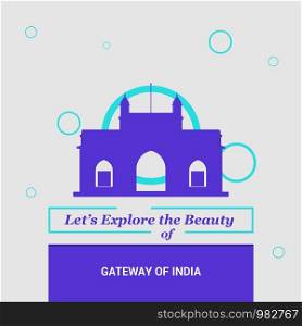 Let's Explore the beauty of Gateway of India Maharashtra, India National Landmarks