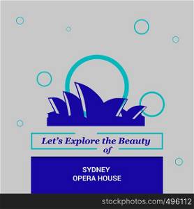 Let's Explore the beauty of Sydney Opera House, Australia National Landmarks