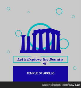 Let's Explore the beauty of Temple of Apollo Attica, Greece. National Landmarks