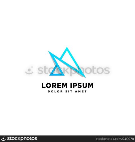 Letter A Abstract creative logo template vector illustration icon element. Letter A Abstract creative logo template vector illustration