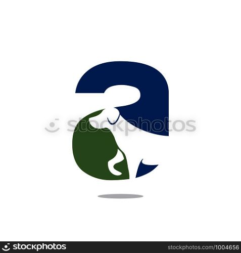 Letter A and Dog head vector logo design. Pet care logo design. Pet icon vector. Pet love logo design.