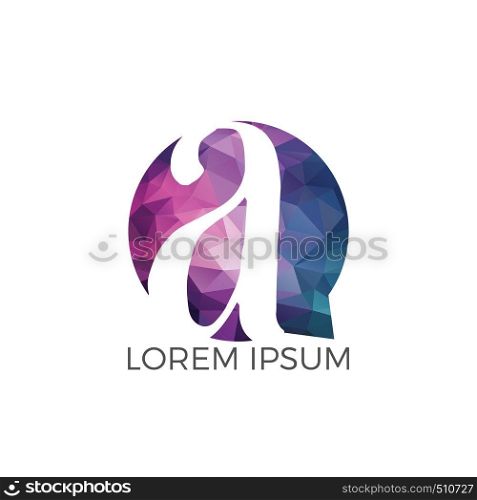 Letter A logo design. Initial letter A business logo design. Premium quality logo.