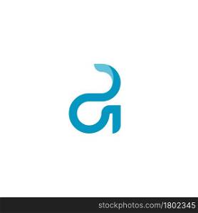 Letter A logo icon design concept illustration