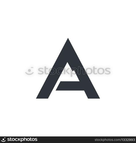 Letter a logo illustration design