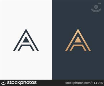 Letter A Logo Template Vector Illustration