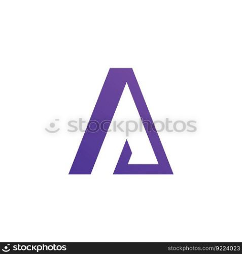 Letter A logo vector template element
