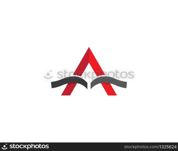 Letter a symbol illustration design