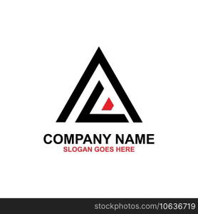 Letter AF logo design template elements
