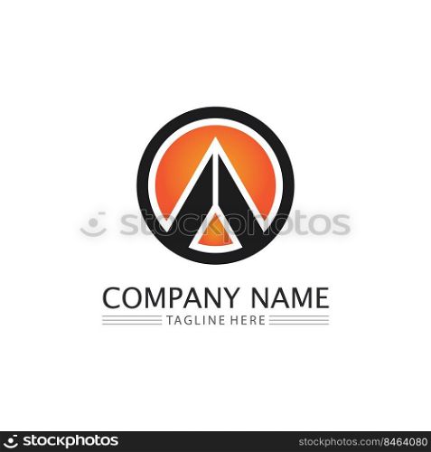 letter and font a logo a