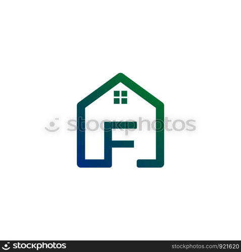 letter architect, home, construction creative logo template, icon isolated elements. letter f architect, home, construction creative logo template