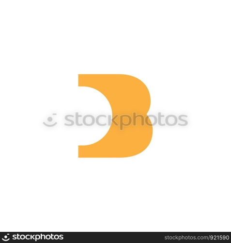 letter B creative logo template vector illustrator, isolated elements - vector. letter B creative logo template vector illustrator