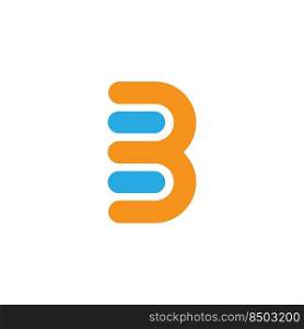 Letter B Logo Design, Modern Logo Designs Vector Illustration Template