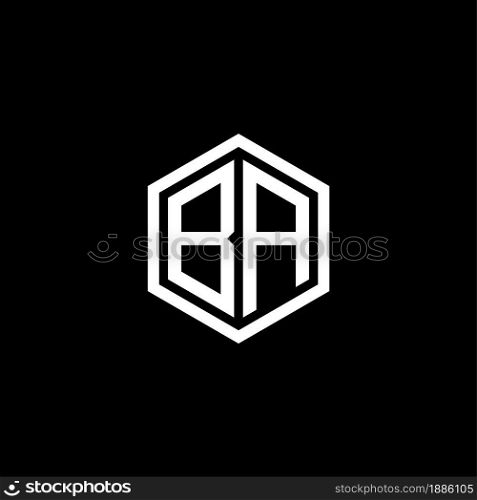 Letter BA logo