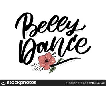 Letter belly dance lettering composition. Letter belly dance lettering composition for your logo