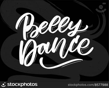 Letter belly dance lettering composition. Letter belly dance lettering composition for your logo