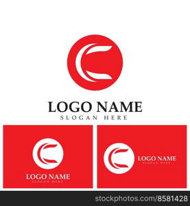 Letter C and C logo icon design template elements