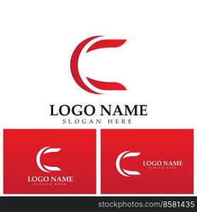 Letter C and C logo icon design template elements