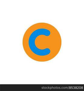 letter c logo design vektor template