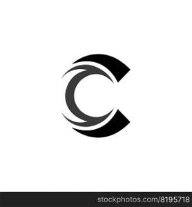 letter C logo icon vector design template