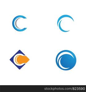 Letter C Logo Template Design Vector
