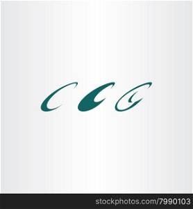 letter c logo vector sign set design elements company