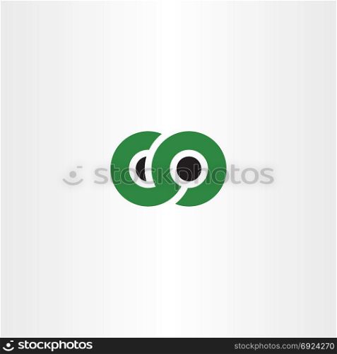 letter c o logo co icon vector symbol