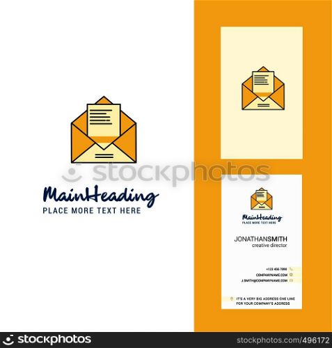 Letter Creative Logo and business card. vertical Design Vector