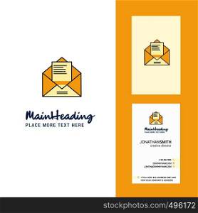 Letter Creative Logo and business card. vertical Design Vector