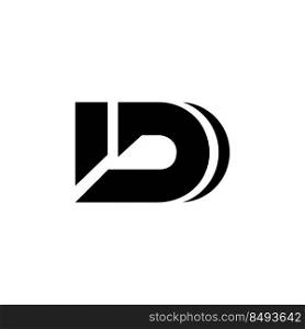 letter D icon logo vector design template