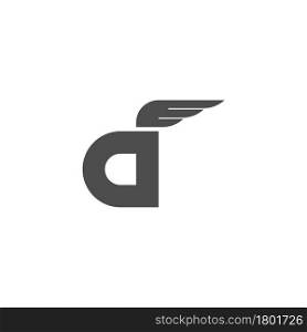 Letter D logo icon design concept illustrtation