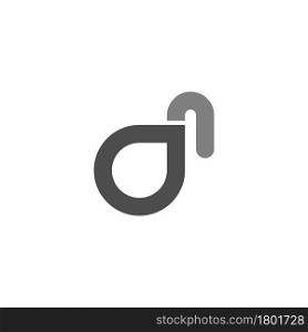 Letter D logo icon design concept illustrtation