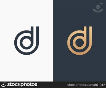 Letter D Logo Template Vector Illustration