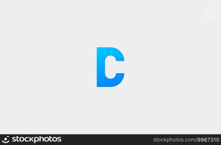 letter DC  minimal logo design vector