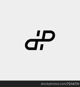 Letter DP PD DHP Logo Design Simple Vector Elegant. Letter DP PD DHP Logo Design Simple Vector