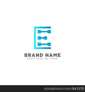 letter E logo design template vector icon illustration for business brand. letter E logo design template vector illustration for business brand