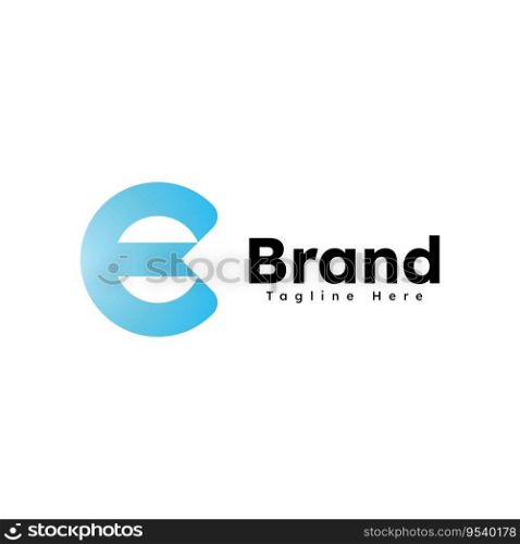 Letter E logo icon design vector template