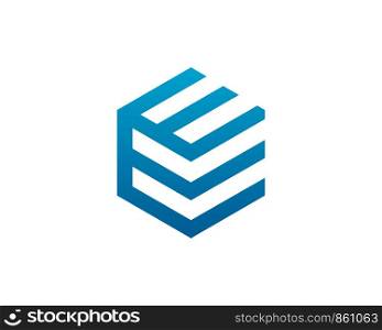 Letter E Logo Icon Vector