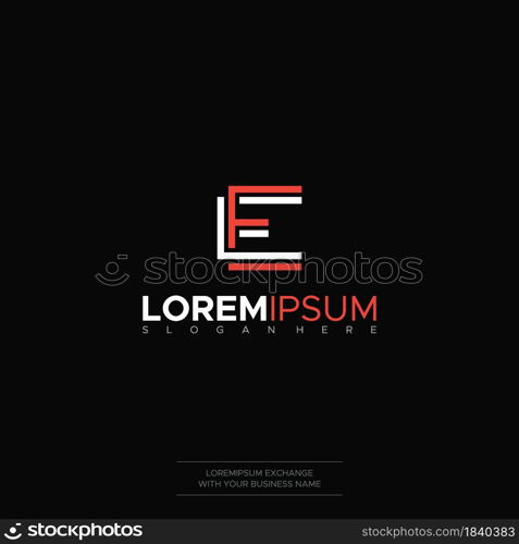 letter EE Design logo Template creative design