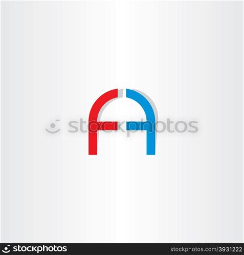 letter f and letter a logo icon vector design