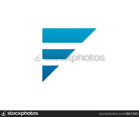 Letter F Logo Icon Vector