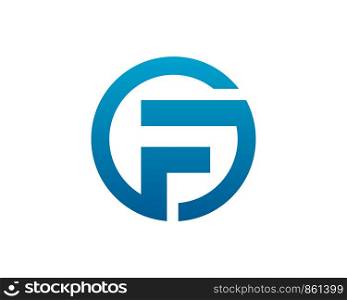 Letter F Logo Icon Vector