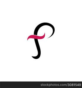 Letter F logo template design