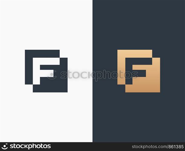 Letter F Logo Template Design Vector Illustration