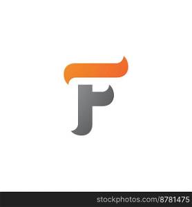 Letter F logo vector template elements