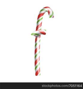 Letter F Vector. 3D Realistic Candy Cane Alphabet Symbol In Christmas Colours. New Year Letter Textured With Red, White. Typography Template. Striped Craft Isolated Object. Xmas Art Illustration. Letter F Vector. 3D Realistic Candy Cane Alphabet Symbol In Christmas Colours. New Year Letter Textured With Red, White. Typography Template. Striped Craft Isolated Object. Xmas Art