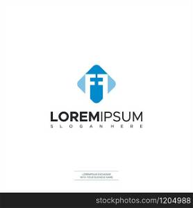 Letter FF Logo Icon Design Template Elements vector symbol business logo design