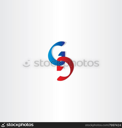 letter g and d vector logo icon element design