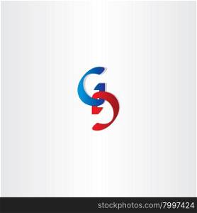 letter g and d vector logo icon element design
