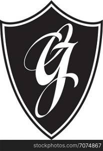 Letter G logo icon design template elements. Logotype, label, emblem.